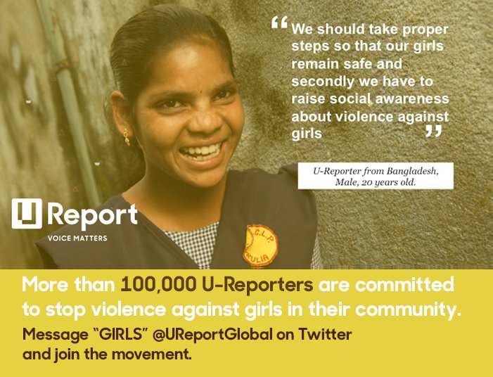 U-Report tweet media