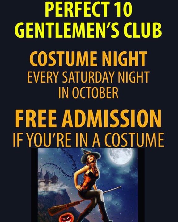 perfect10GC's tweet photo. Come in with a costume in Saturday's in October for free admission #badwitches #allmonthlong #carbondale 😈👻🔮⚰ https://t.co/V62MjbnaDd