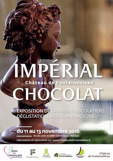 📢SaveTheDate : 1ère édition du salon "Impérial Chocolat" au Château de Fontainebleau du 11 au 13 novembre. #Fontainebleau #ChocolateMoment