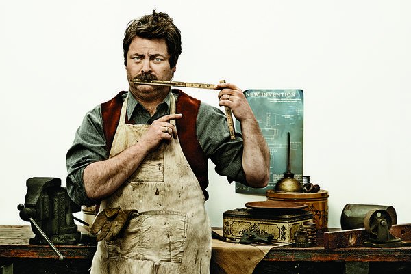 PopSci's tweet photo. Nick Offerman On Why We Should Build Stuff https://t.co/dW8zJuXwcn https://t.co/lFRIC3m60U