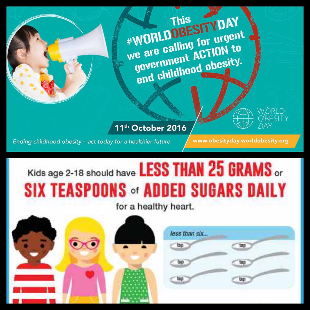WelshieBerry's tweet image. World Child obesity day AND day of the girl @Womeninsport_uk @PHE_Children let&apos;s kick start the action #small changes #bigdifferences