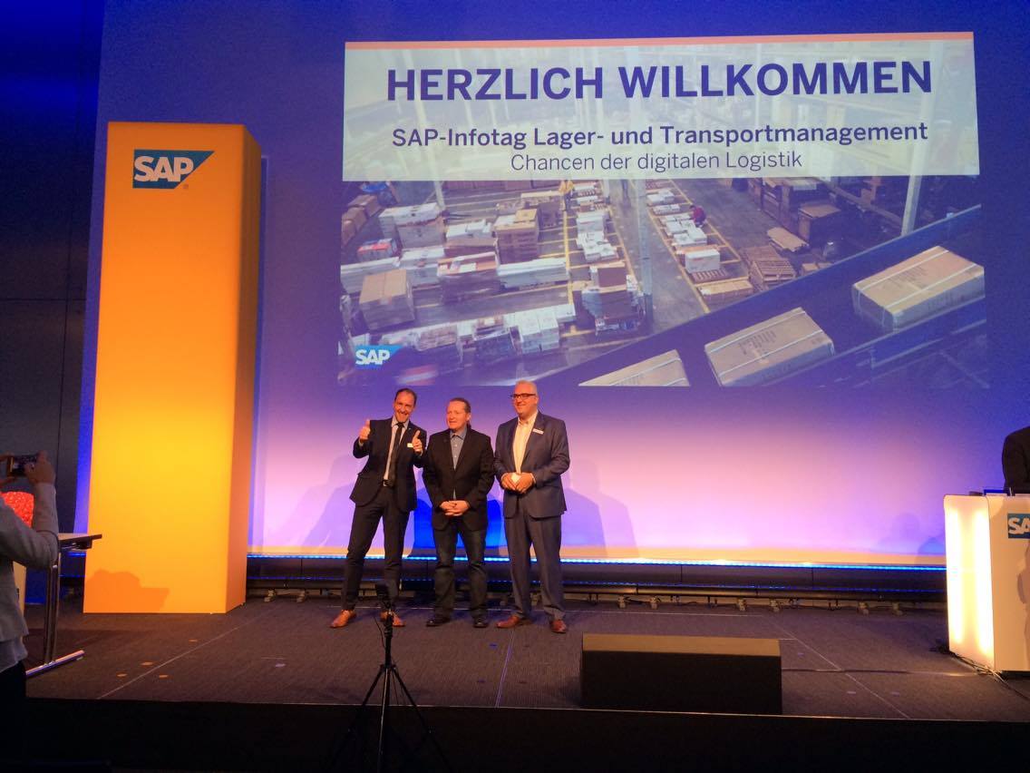 Joey Kelly auf dem <a href="/SAP/">SAP</a>-Infotag Lager- und Transportmanagement 2016. #Sapinfotag #tm #ewm #nolimits