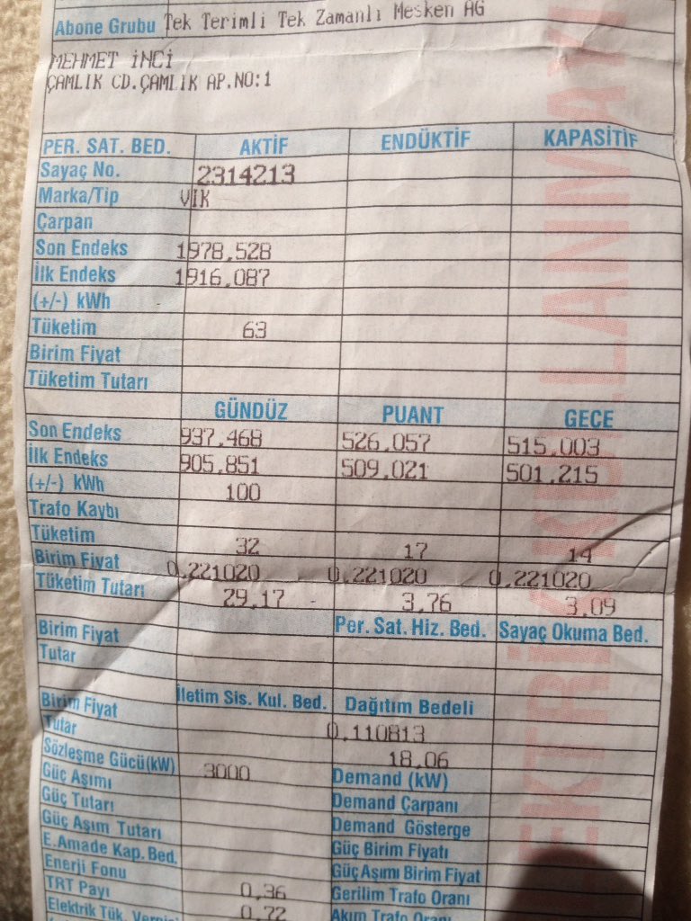 Epsaş ın faturalara kayıt dışı ilave ettiği artı kilowatt miktarını kim açıklayacak?fazladan tahsil edilen paralar nereye gidiyor?