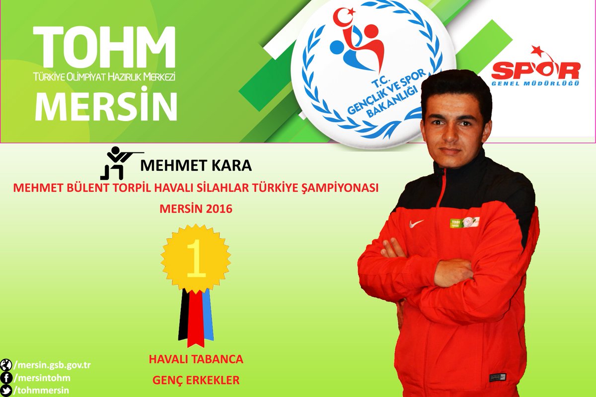 Havalı Silahlar Türkiye Şampiyonası'nda Mehmet KARA 190,3 Puanla TÜRKİYE Şampiyonu Oldu!

facebook.com/mersintohm/pho…

taf.gov.tr/plu/headline_n…