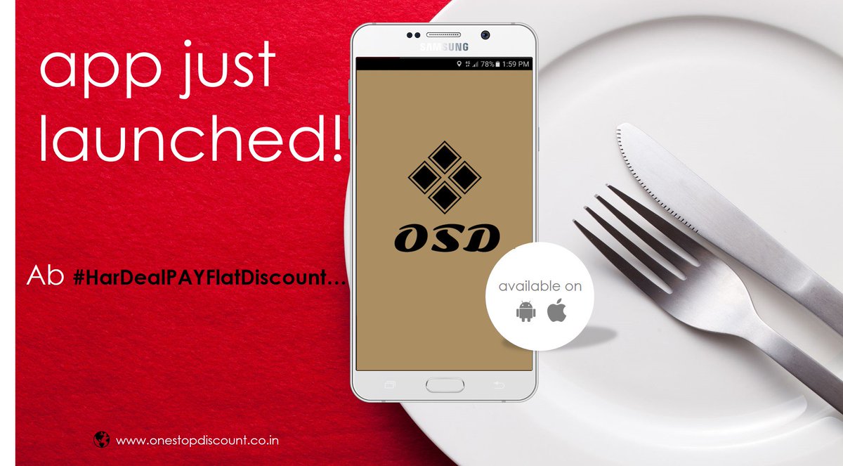 OSD_Deals's tweet photo. Hello #Ahmedabad, #OSDApp download kiya kya? Ab #HarDealPAYFlatDiscount. Find your favourite restaurant with OSD https://t.co/K85eceTcht https://t.co/xRIBMs0SQk