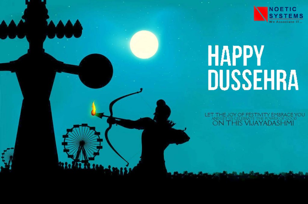 NoeticSystems's tweet photo. Wish you #success and #happiness in everything you do..#NoeticSystems ..#HappyDussehra ! https://t.co/SKFQtsiLN2