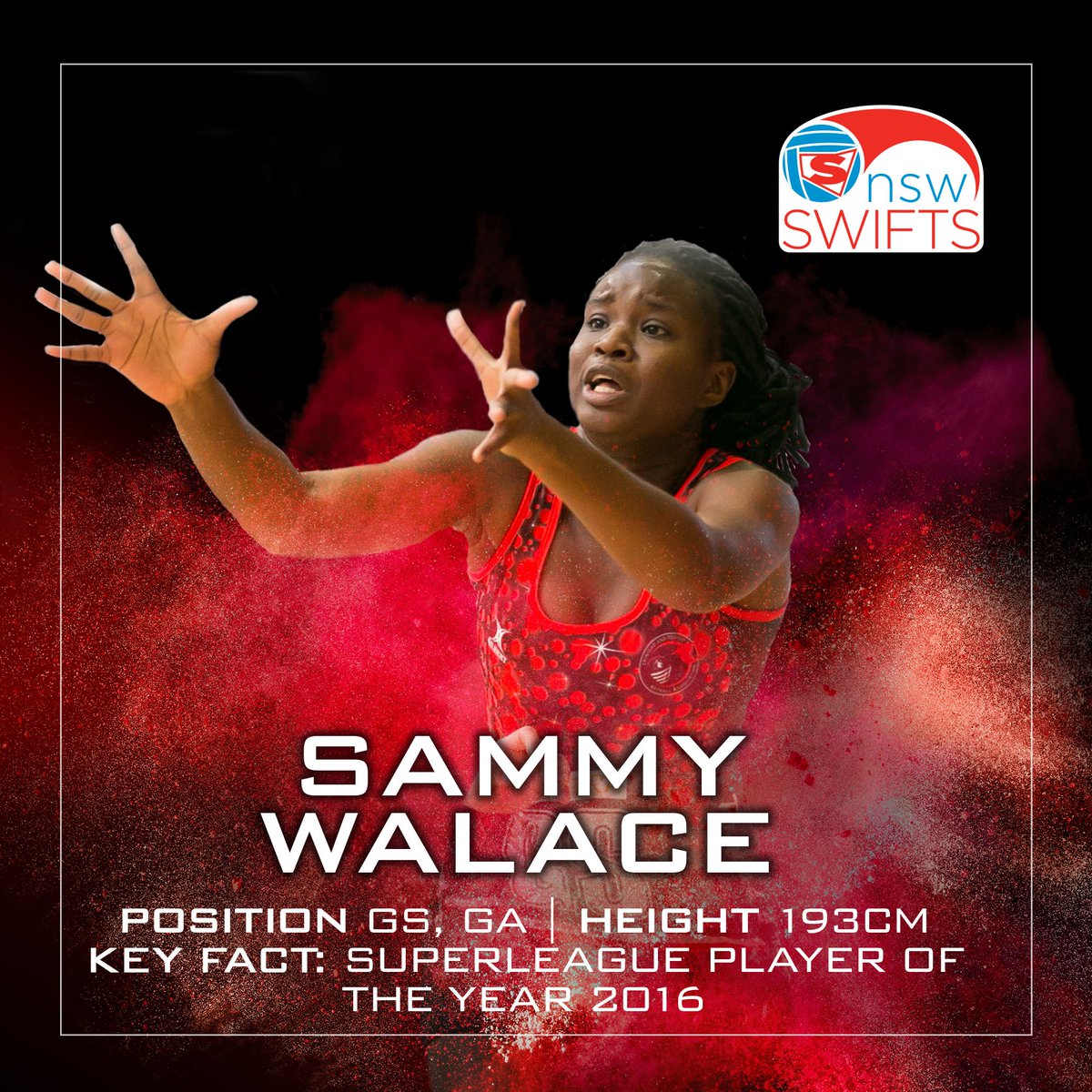 She's lit up the English SuperLeague and now she's ready to add some Caribbean flair to the <a href="/NSWSwifts/">NSW Swifts</a> - welcome to the #SwiftsFamily Sammy!