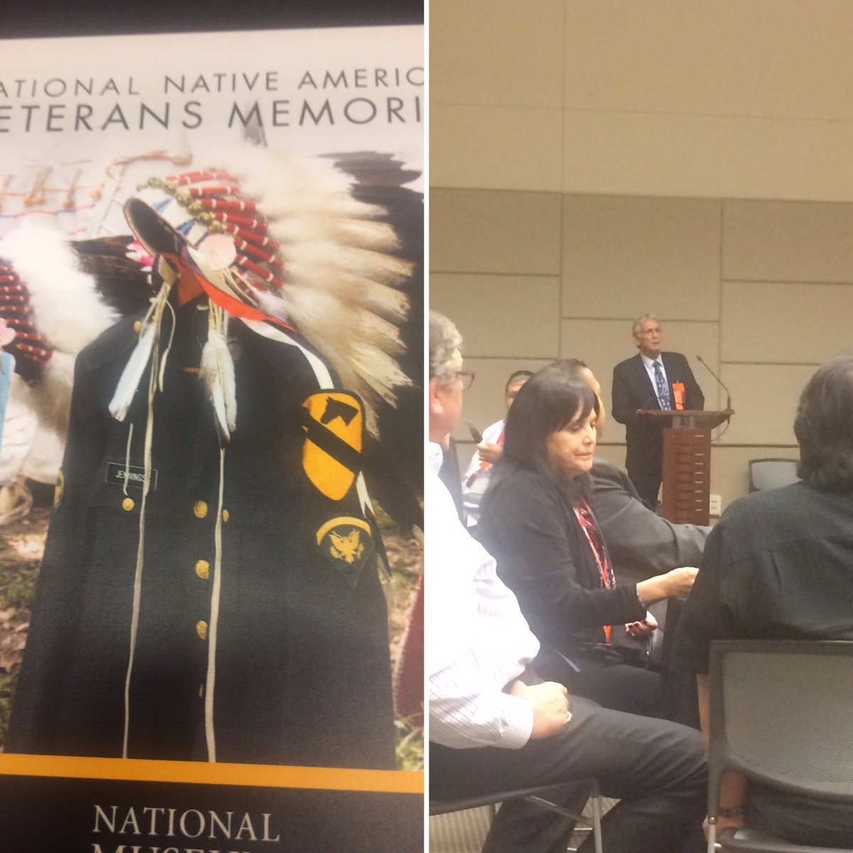 Great to hear that our veterans our being honored through the National Native American Veterans Memorial in DC! #ncai2016