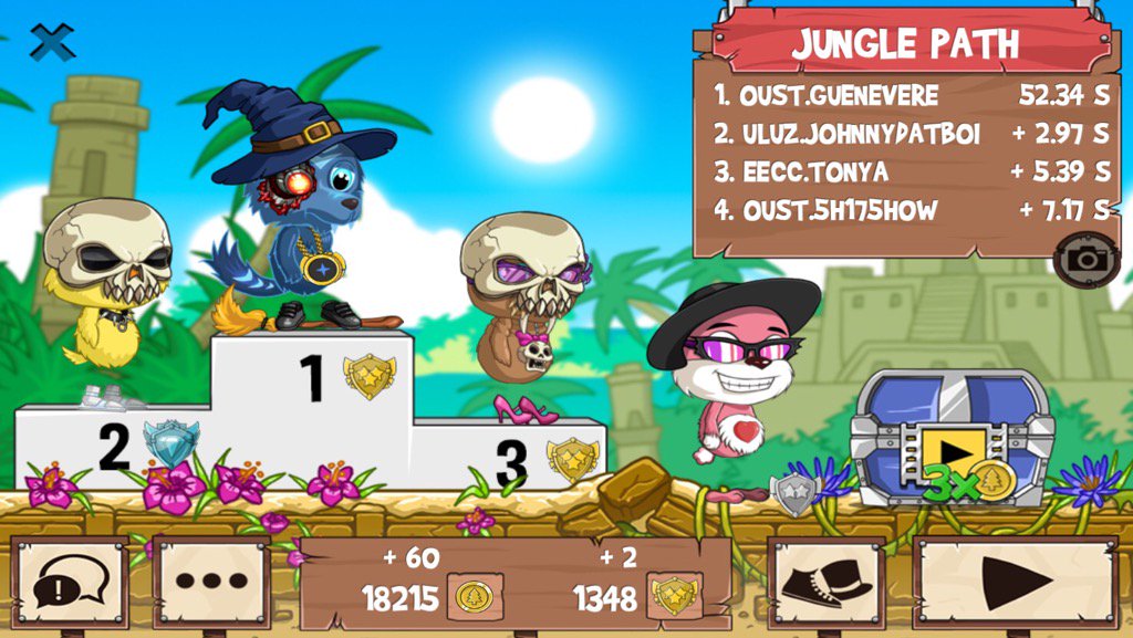 Oust_Guenevere's tweet photo. Get on my level, son! #funrun2 #JohnnyDatBoi #Tonya #5H175H0W https://t.co/5VuXiDwya1