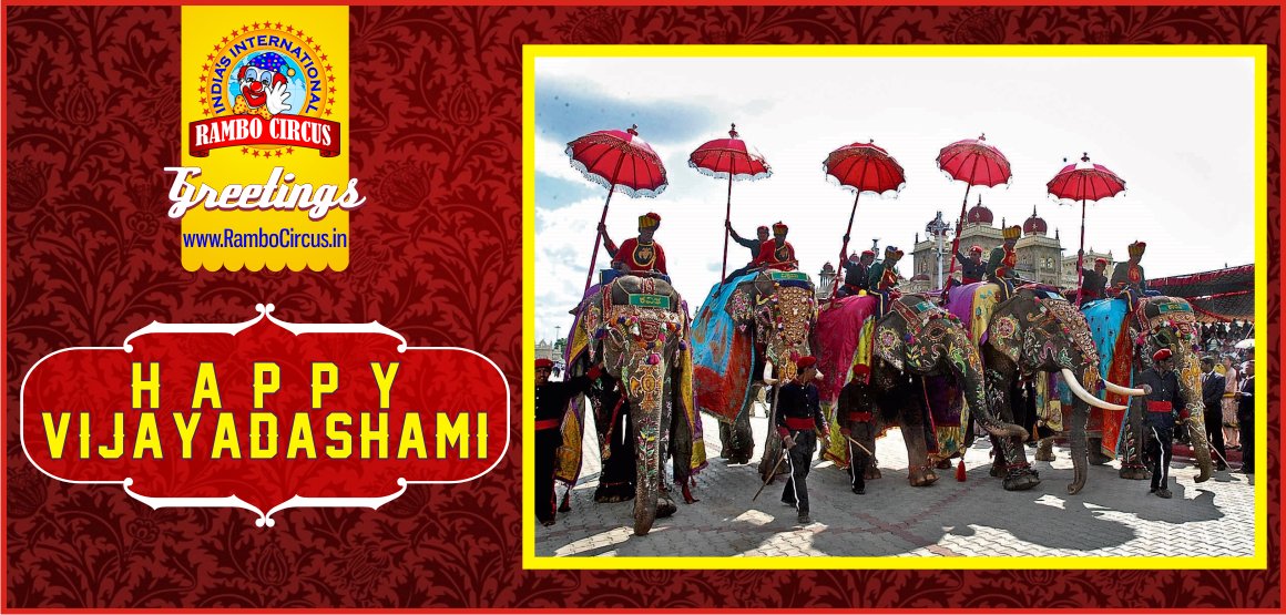 RamboCircus_Ind's tweet photo. #RamboCircus wishes you all Happy #Vijayadashmi. https://t.co/IRtgrQvMUn