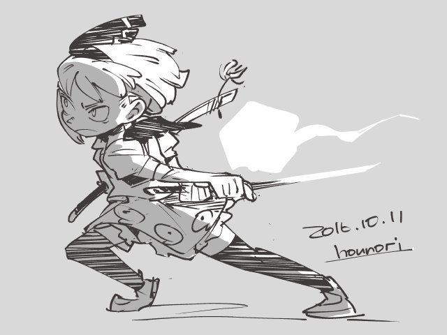 お絵描き:東方 妖夢 