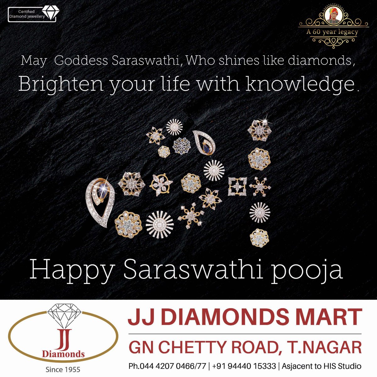 JJDiamonds1955's tweet photo. May you be endowed with the bliss of new knowledge this season. #saraswathipooja #diamonds https://t.co/62jXR254sy