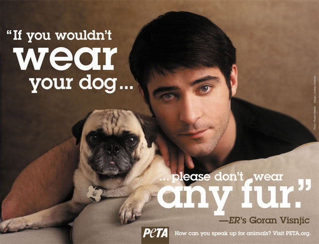 peta's tweet photo. He knows protecting animals is an issue that crosses all political &amp; social boundaries. Loved seeing #FurFree Goran Visnjic on @NBCTimeless! https://t.co/Wkz7Dv39BC