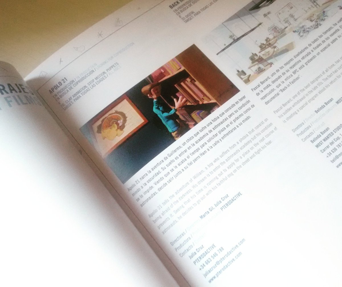 pterodactive's tweet photo. Nuestro proyecto de #stopmotion #apolo21 en el catálogo de @3DWIRE ¡Que emoción!
#pterodactive #3dwire2016 #animacion https://t.co/fFIq1u1bQy