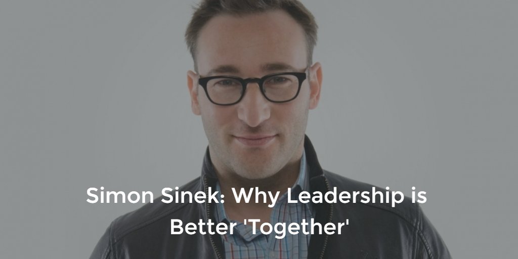 maxjallifier's tweet photo. Simon Sinek: Why #Leadership is Better 'Together' via @Entrepreneur https://t.co/jHR5D1qnpH #collaboration https://t.co/Lgv8Wi3gTN
