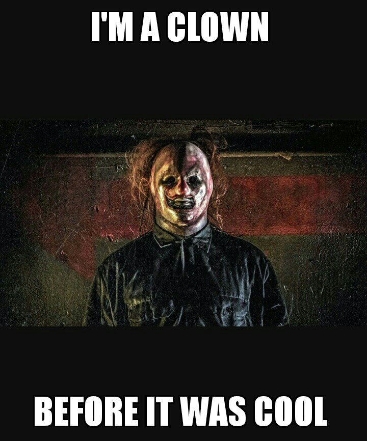Kfi_no's tweet photo. @slipknot @ClownParanoia #clown #clownsightng https://t.co/RRJ3nT1iaa