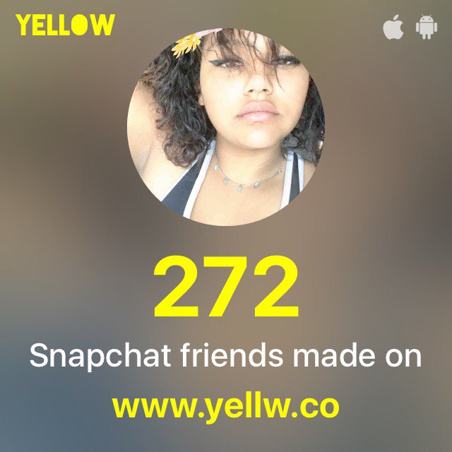 cteliion's tweet photo. Thanks @yellwapp 😍😍 I made 272 new friends on Snapchat: https://t.co/HNCJ21oSOF #MakeFriendsOnSnapchat https://t.co/QlaBxxpVT9