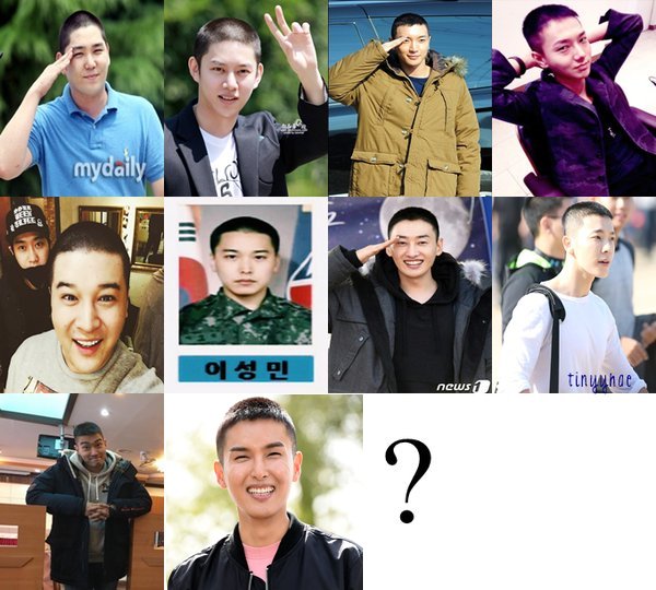 We're almost done guys^^ Look at those handsome SJ baldies haha :) 10 done, 1 left!
