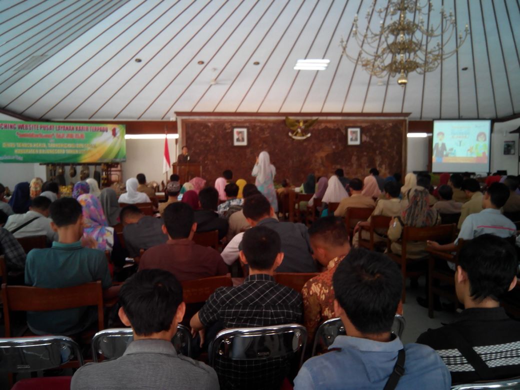 Launching website matohkarir.com di pendopo malowopati bjn