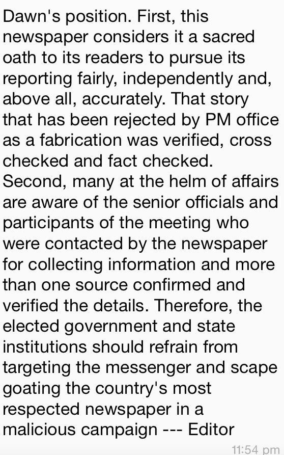 Proud of <a href="/dawn_com/">Dawn.com</a> Editor Zafar Abbas, publisher Hameed Haroon standing by @Cyalm &amp; his brave Sharif Vs Sharif scoop