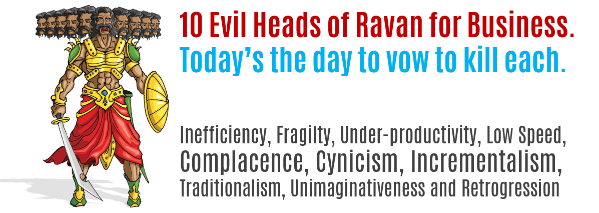 10 heads of Business Ravan. Today's the day to kill each. #growthwins