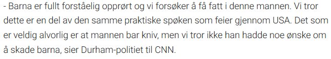HalvorDahl's tweet photo. De er nå litt søte da, @dagbladet-journalistene, selv om de ikke er så flinke i utenlandsk. "Practical joke" = "praktisk spøk". https://t.co/o07vs23GED