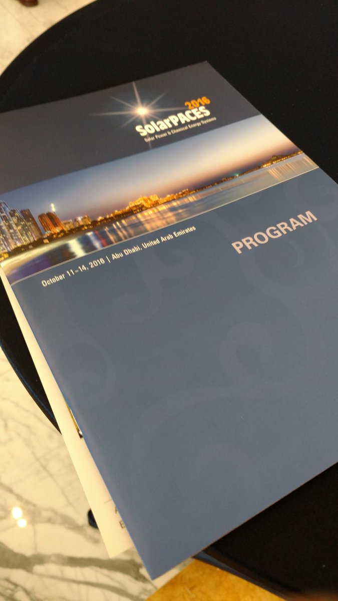 _MattiT_'s tweet photo. #SolarPACES2016 Just started! Great to be here. https://t.co/1iZK5uDj3v