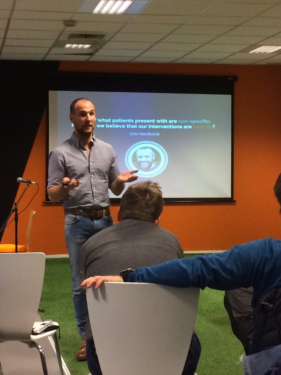 I had a great day so far in Fredrikstad. Thanks to <a href="/sveinekr/">Svein Kristiansen</a> for invite. Great talks by <a href="/SigMik/">Sigurd Mikkelsen</a> <a href="/RogerKerry1/">Roger Kerry</a> and others. #fysiofuture