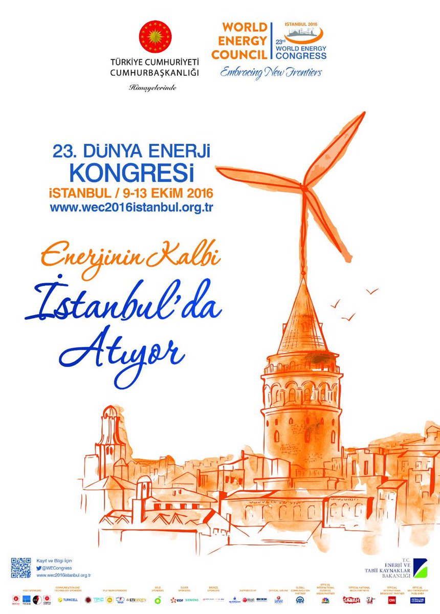 aksincangenclik's tweet photo. The theme of WEC2016 is a strong sign to trigger international energy collaboration. #BarısİcinPaylas   #ShareForPeace @kurtcancelebi https://t.co/l7bzAfP8GO