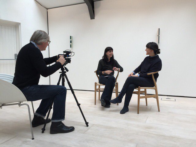 Filming with <a href="/ceciliabrunson/">CeciliaBrunsonPrjcts</a> for <a href="/studiolatest/">studio international</a> talking about #WillysdeCastro #NeoConcretism #ObjetosAtivos #interview online soon
