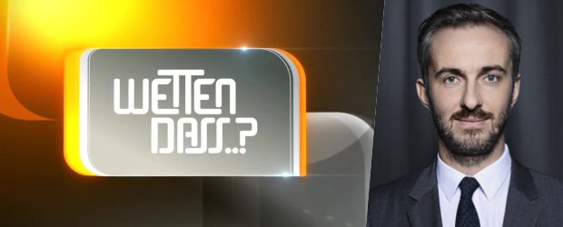 Jetzt ist es also offiziell: <a href="/janboehm/">🚫⛔️jAaj Bä¶Ã¶l&&rma!nN 💩</a> macht tatsächlich #wettendass - am Donnerstag wird’s ernst bei @zdfneo...  dwdl.de/nachrichten/58…