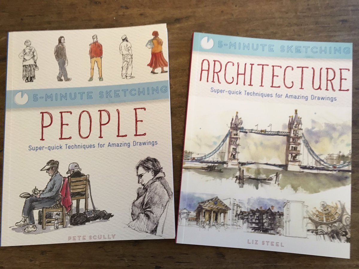 Hot off the press – beautiful sketching books by <a href="/lizsteelart/">Liz Steel</a> <a href="/petescully/">Pete Scully</a> <a href="/RotoVision_SA/">RotoVision SA</a>. Many congratulations guys!