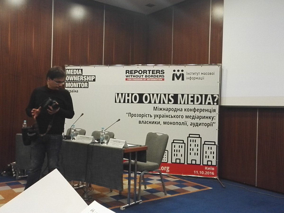 .<a href="/ReporterOG/">Reporter ohne Grenzen</a> stellen heute ihren Media Ownership Monitor zur Ukraine in Kiew vor