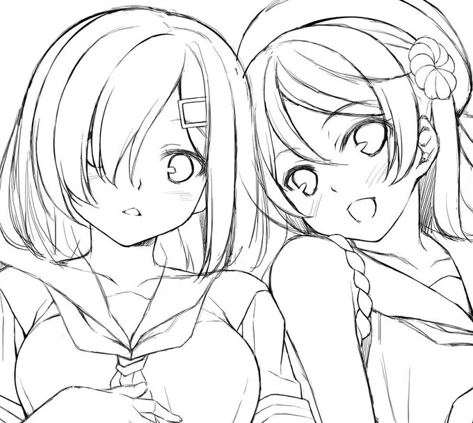 浜風と浦風もかわいいです・・・ 