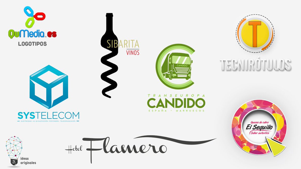 JaviGeDe's tweet photo. Working Out 💪😎
#Logotipos diseñados para @HotelFlamero, #TranseuropaCCándido, #Systelecom, #Tecnirótulos y #Quesos #ElSequillo.
#Marketing https://t.co/ASfHlm5lyP
