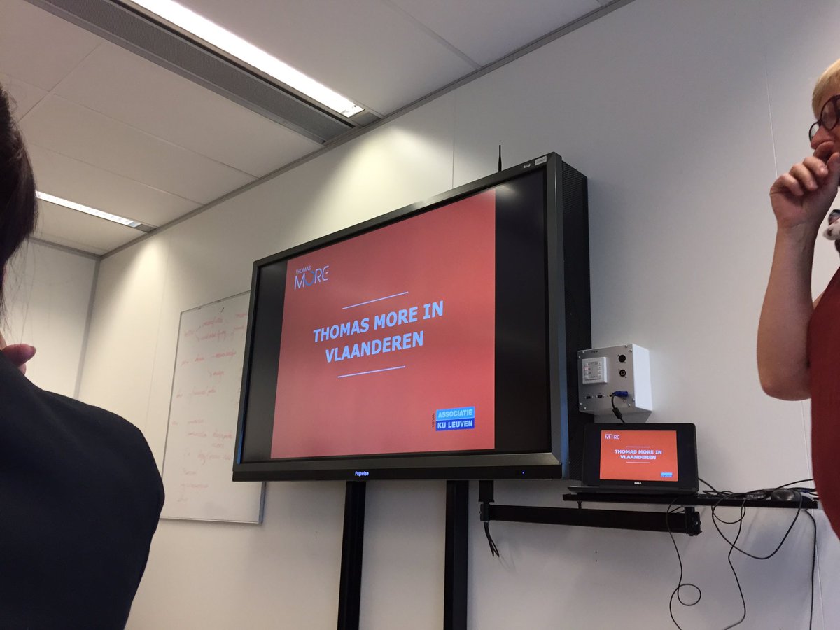 DBaesen's tweet image. Start van het hogeschool bezoek aan de @NHLHogeschool opleiding Communication &amp;amp; Multimedia Design @ThomasMoreBE @weareimd