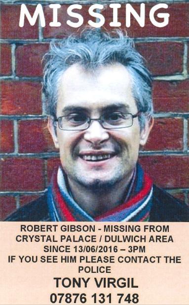 idverde_Bromley's tweet image. Over 4 months since Robert Gibson went missing from @CrystalPalacePK @CrystalPalaceTT
Please continue to help find him &amp;amp; Retweet #FindRobbie