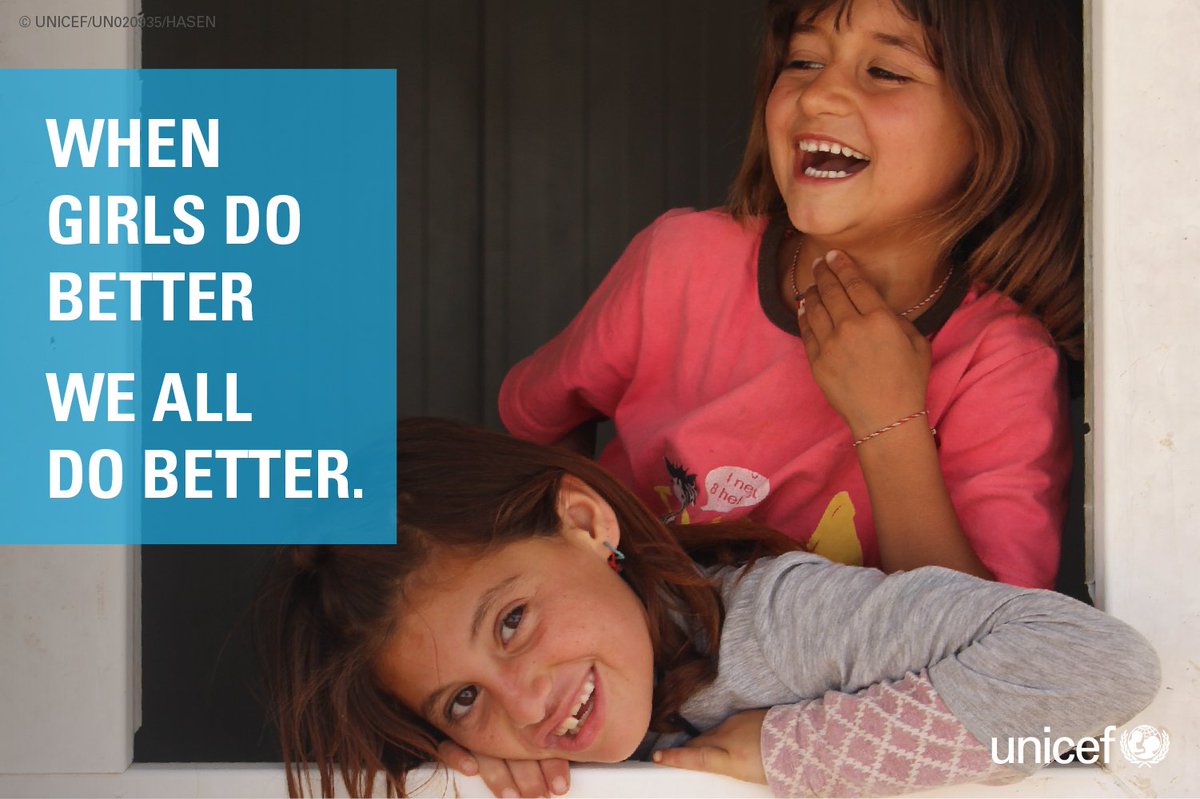 Investing in girls helps them build better lives and create a more peaceful and prosperous world for ALL. RT if you agree #dayofthegirl