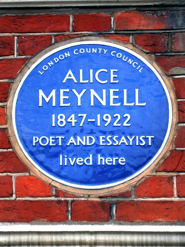 BluePlaquesGuy's tweet photo. #blueplaque of the day is the poet and essayist Alice Meynell, who was born #OTD in 1847.

https://t.co/996qTJHqkD https://t.co/1Ei9WkMMlZ