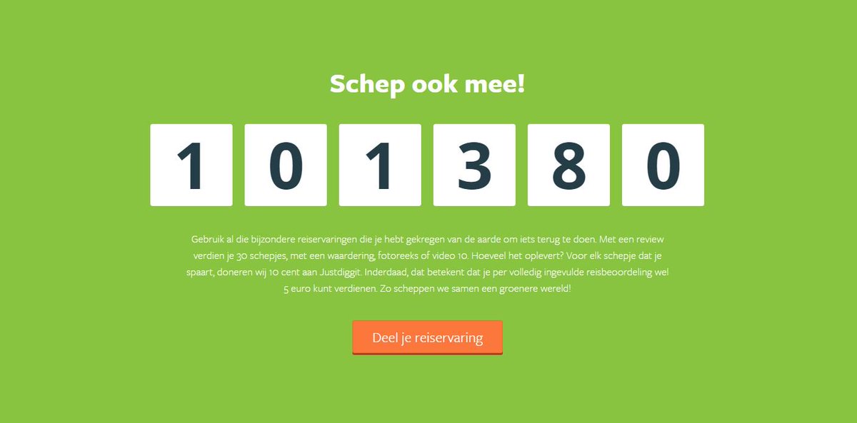 GetawayNL's tweet photo. FEEST ๐ Gisteren hebben we op de Dag v/d Duurzaamheid 100.000 schepjes verzameld! Iedereen die hieraan heeft bijgedragen: BEDANKT! #dvdd2016 https://t.co/fJSUe033LT