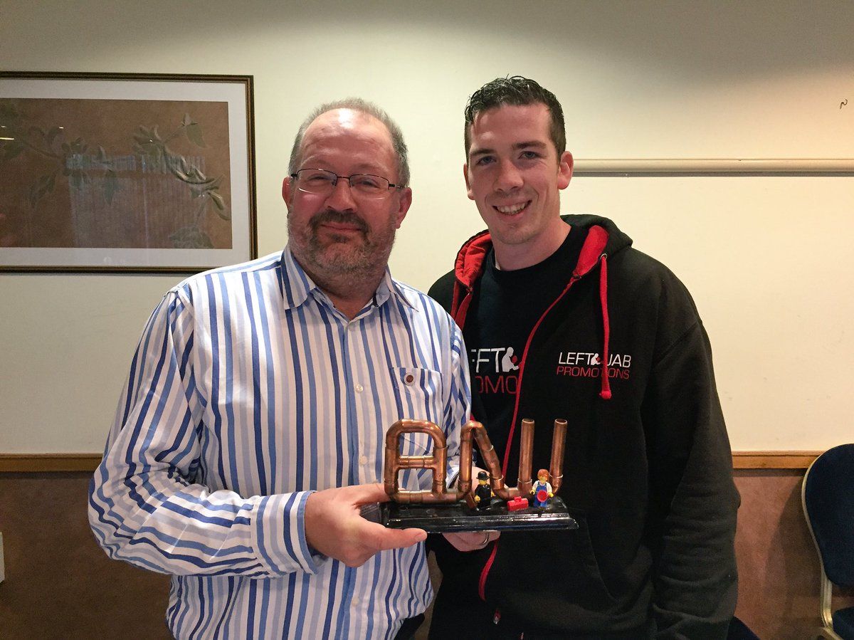BNIBridgeHudds's tweet photo. Well done to Mark who won the @BNIBridgeHudds Trophy this week. @SeanReynoldsPT awarded it to him for being specific https://t.co/cN1TalvOk1