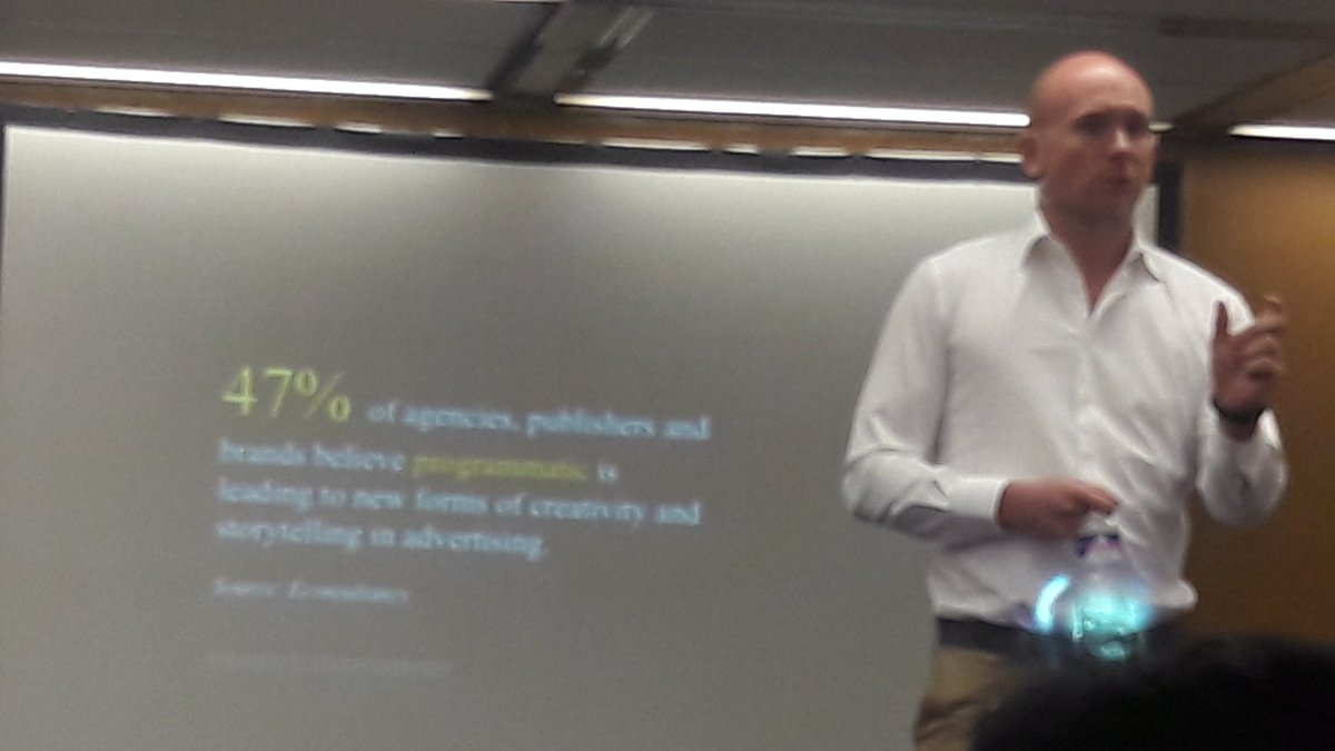 adobomagazine's tweet image. Programmatics is valuable to creative&apos;s - Michael de Rijk Xaxis  #programmatics #IMMAPDigiCon  #powerofx