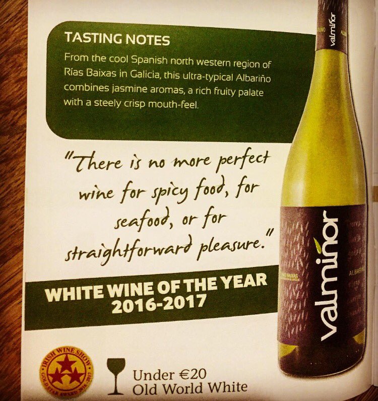 MackenwayWines's tweet photo. #Wine checkout our @NOffLA Irish Wine Award Gold Medal Winners ... @valminorebano @BSanAlejandro @adegadepegoes 🌟🌟🌟🌟🌟 https://t.co/e0JjC5gTxh