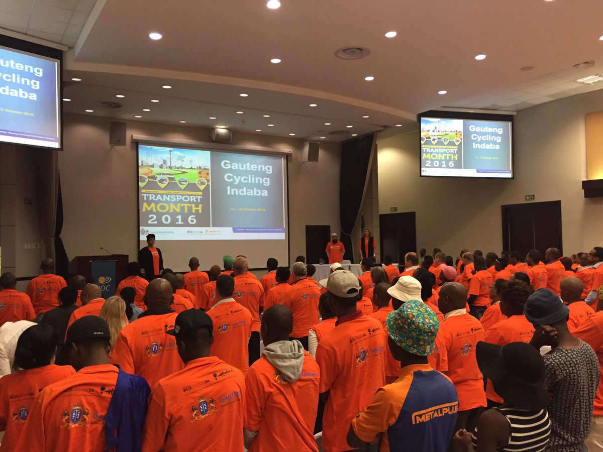 knbui1's tweet photo. Gauteng Cycling Indaba just kicked off! Organized by @gpdrt and @NLinSouthAfrica to enhance cycling in SA #TransportMonth https://t.co/xKWqSOQrGZ