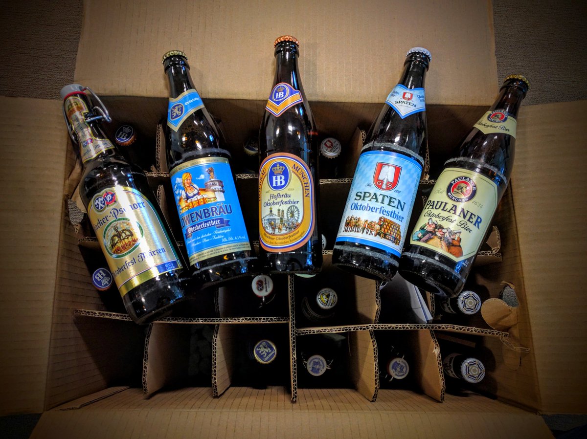 JagexThatJim's tweet photo. Nothing like starting the day with the collection of a glorious crate of imported Oktoberfestbier. 

Thanks @BeersofEurope 

#Oktoberfest https://t.co/SISvBwK1Xt
