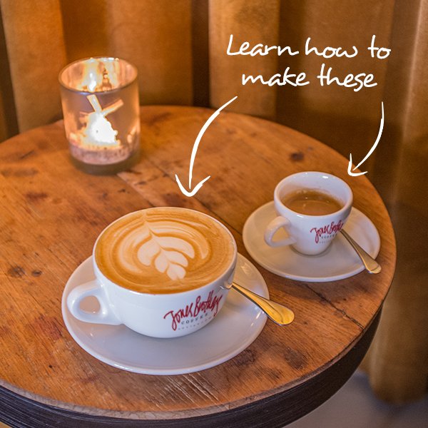 Train je latte skills bij onze Barista Experience.
bit.ly/jbc_BaristaExp…
 #Coffee #JonesBrothersCoffee #BaristaExperience