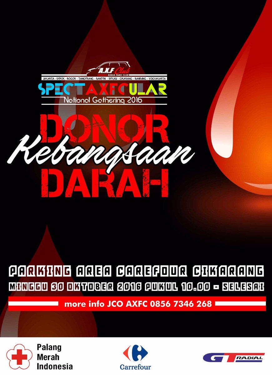 Axfc_chacink's tweet photo. Dlm rangka Hari" Sumpah Pemuda" Jadikan momentum pemuda Indonesia yg peduli sesama"
@Leo_GTRadial @GTRadial_Indo https://t.co/DZlVvHyZO2