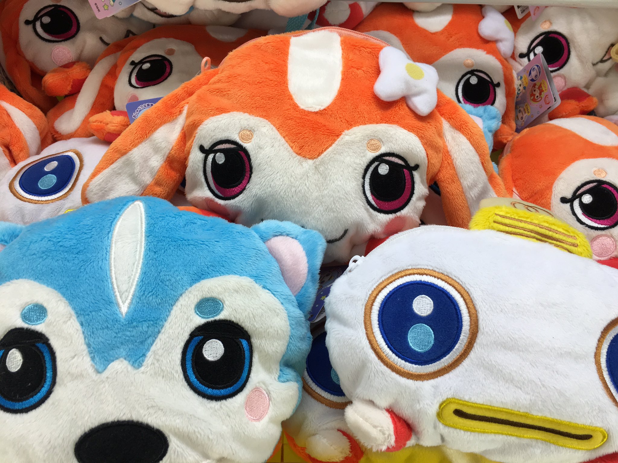 تويتر ドラマ八王子高倉店 على تويتر おかあさんといっしょ 幼児向け番組 おかあさんといっしょ での新キャラクターガラピコぷーがufoキャッチャー景品になって登場 チョロミー ムームー ガラピコ の3種がポーチになりました ゲーセン おかあさんと