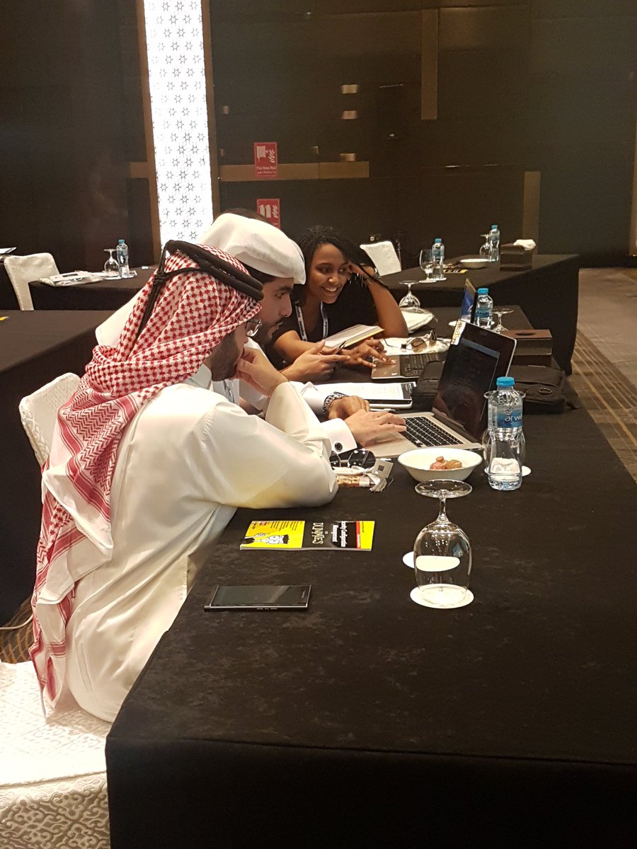 HBKU's tweet image. Delegates participate in three demonstrations to learn how attackers leverage several security loopholes to hack into devices. #CyQ