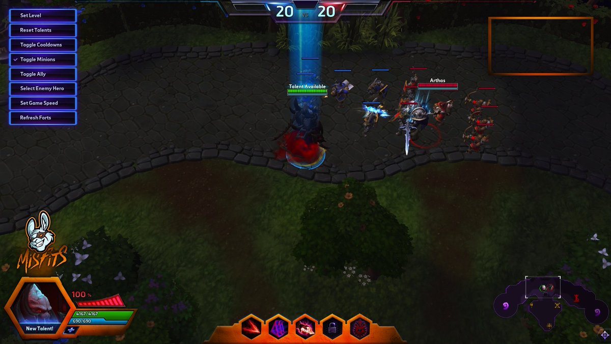 ProconStudios's tweet image. The Heroes of the Storm overlay for @MisfitsGG